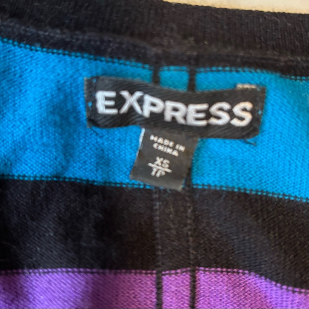 Express Colorful Striped Tank Top - Picture 2 of 6
